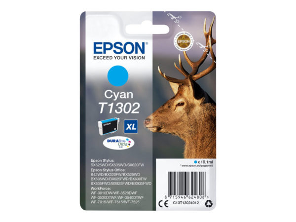 Epson T1302 10.1 ml XL size cyan