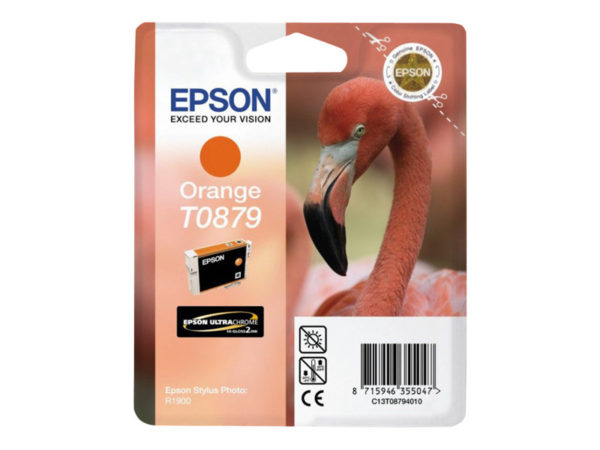 Epson T0879 - Print cartridge - 1 x orange