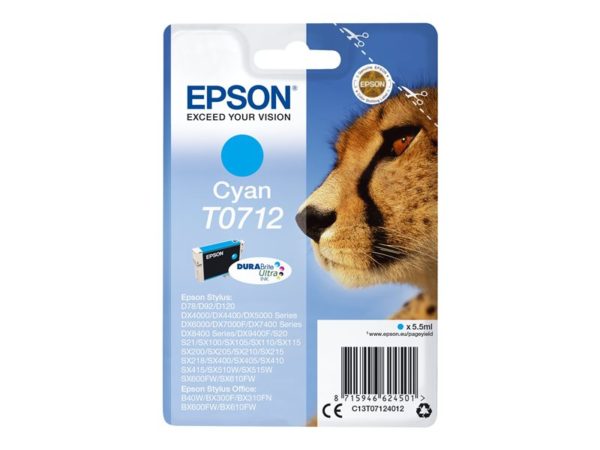 Epson T0712 5.5 ml cyan