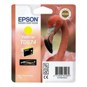 Epson T0874 - Print cartridge - 1 x yellow