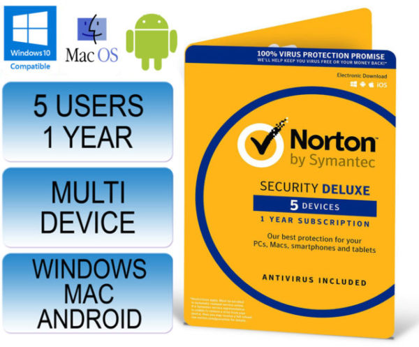 Norton Security Deluxe 3  18 months  5 devices - Image 2