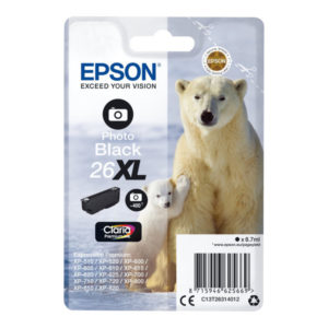 87159Epson 26XL - XL size - photo black