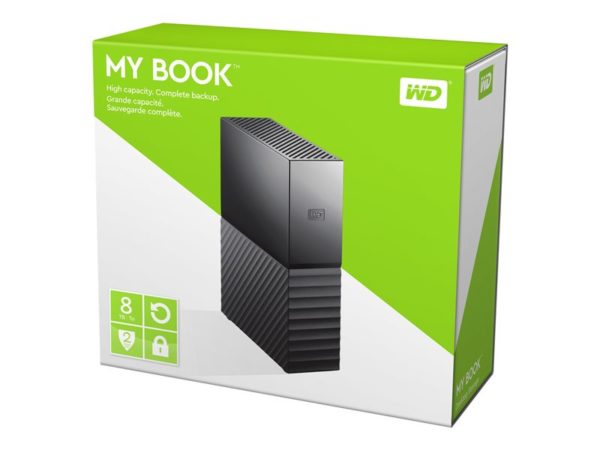 WD My Book 8TB Hard Drive USB 3.0 Black