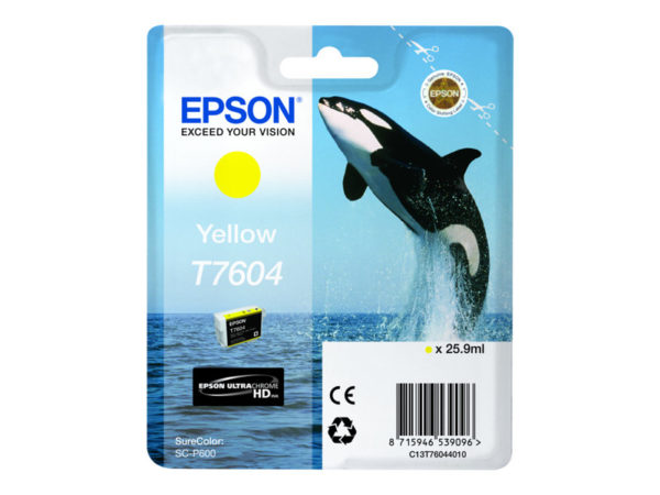 Epson T7604 26 ml yellow