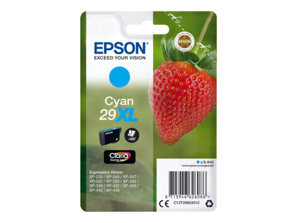 Epson 29XL 6.4 ml XL size cyan