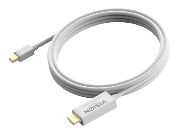 VISION TECHCONNECT 2 M MINI-DISPLAYPOORT to HDMI-KABEL