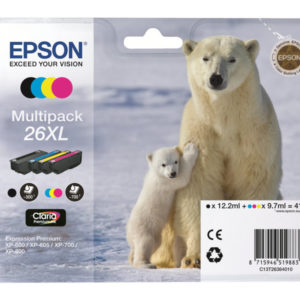 Epson 26XL Multipack 4-pack black, yellow, cyan, magenta original ink cartridge