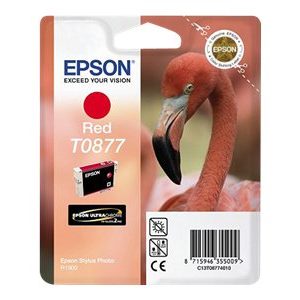 Epson T0877 - Print cartridge - 1 x red