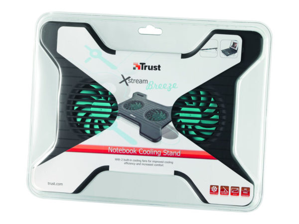 Trust XStream Laptop cooling stand with 2 fans - Image 2