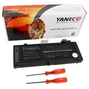 Yanec Laptop Battery 6000mAh for Mac Book Pro 13 Inch A1278 2009 2010 2011 2012