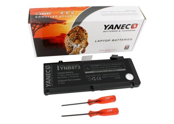 Yanec Laptop Battery 6000mAh for Mac Book Pro 13 Inch A1278 2009 2010 2011 2012