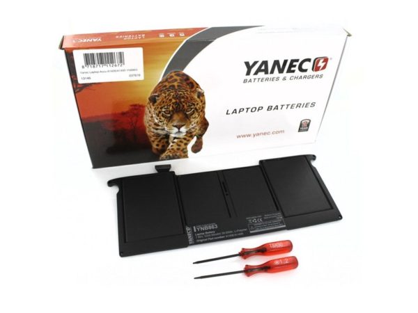 Yanec Mac Book Air Battery 5200mah for Apple MacBook Air 11 A1406 A1495 A1370