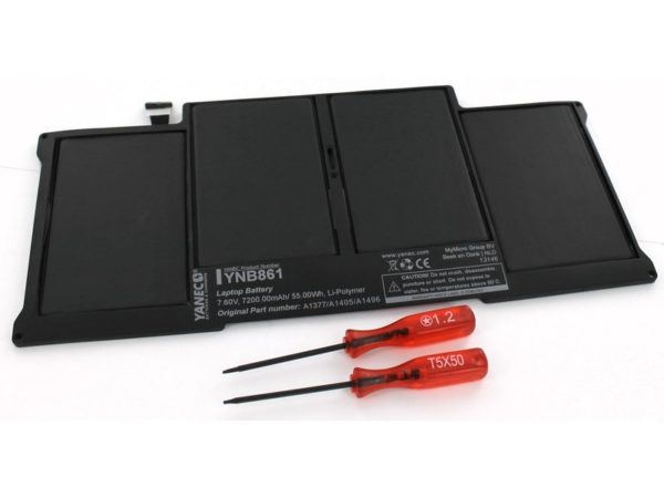 Yanec Laptop 7200mah Battery Mac Book Air 13 inch A1377 1405 1496 - Image 2